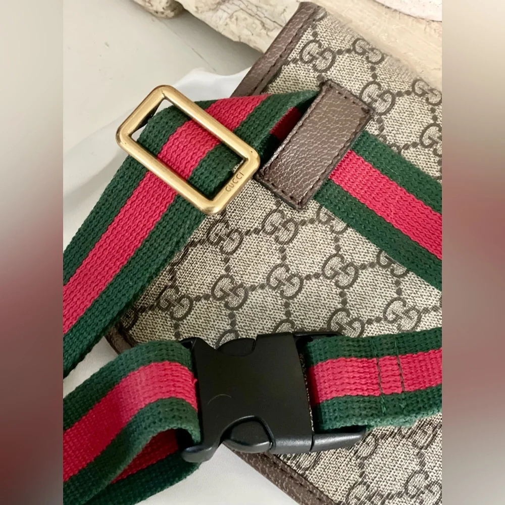 NOT GUCCI | GG Supreme Monogram Neo Vintage Belt Hip Bag - Picture 8 of 11